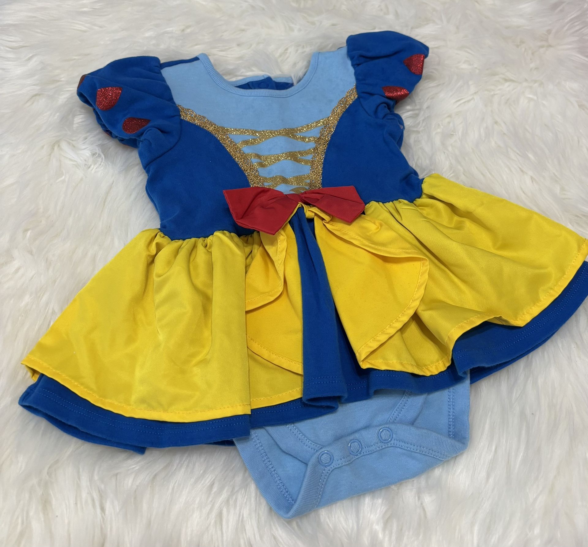 Disney Baby Snow White Costume Body Suit Dress *18-24 Months 