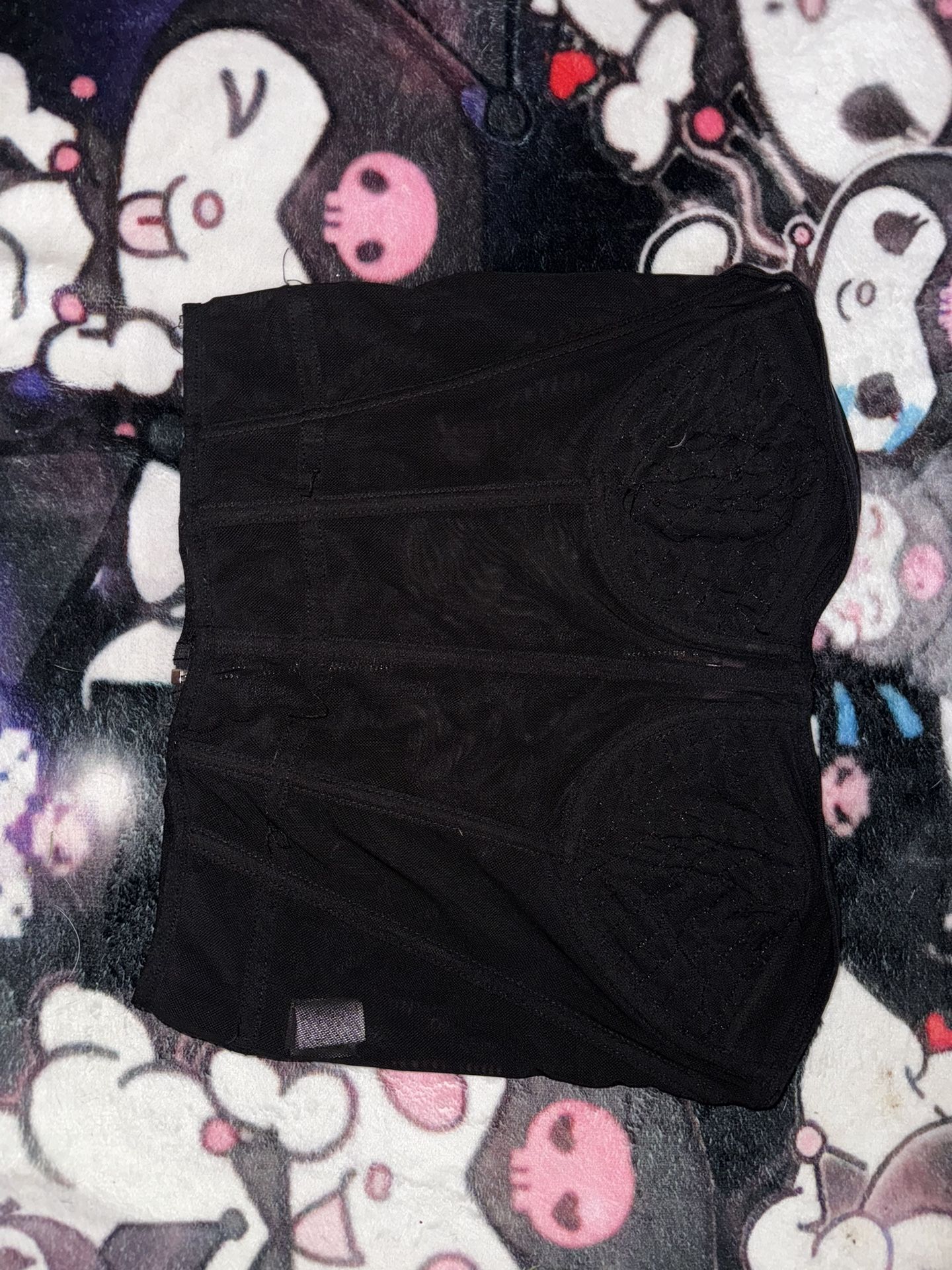 black corset top