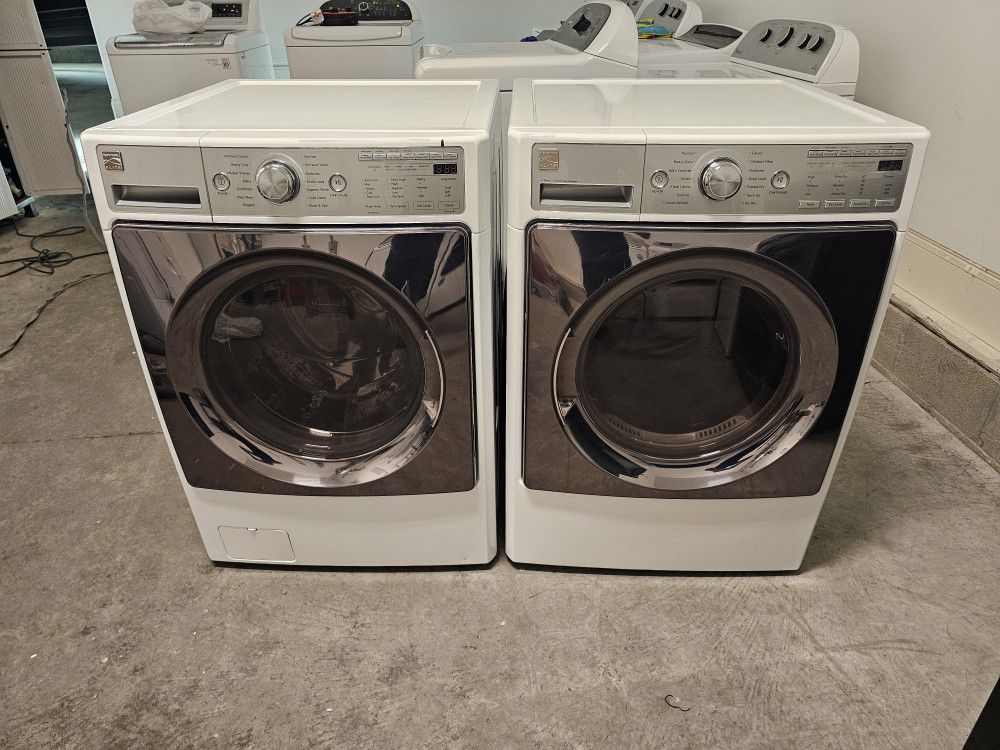 Kenmore Front-Load Steam Washer And Electric Dryer Set