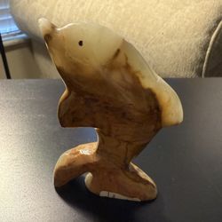 Vintage stone dolphin 