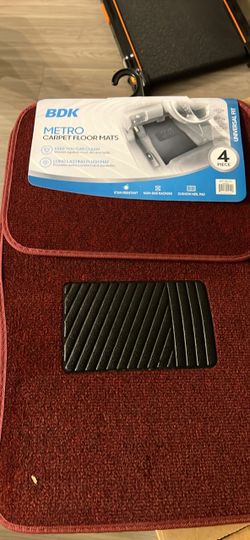 BDK Metro Carpet Floor Mats 4-Piece Set