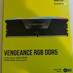Corsair Vengeance RGB Ram Black 32gb DDR5 6000mhz