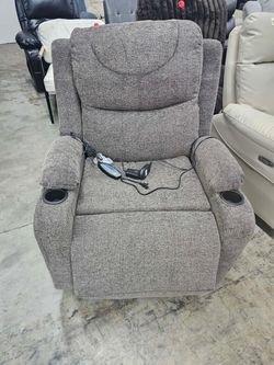 Power Lift Recliner Chair for Elderly, UHOMEPRO Electric Recliner Chair with Heat and Vibration Massage, Recliner Sofa Lift Chair with Infinite Positi