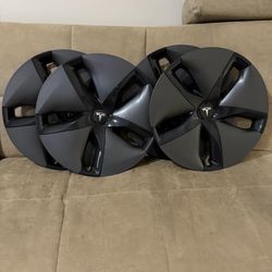 2017 2018 2019 2020 2021 2022 2023 2024 Tesla Model 3 Aero Hubcap Wheel cover 1044231-00-B OEM