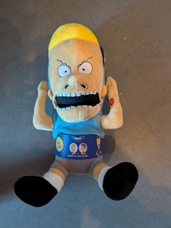 Kidrobot x NECA Beavis and Butt-Head Cornholio 16-Inch HugMe Plus