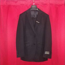 Creative bespoke men's suit jacket 34R pants 28R color black