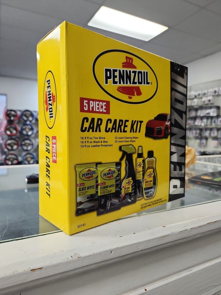 Penzzoil Car Care Kit 5 pieces.