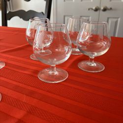Beautiful wine and Lecure princess house glasses five wine for goblets $60 for all