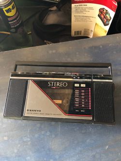 Sanyocasset playerand radio no working battery operated