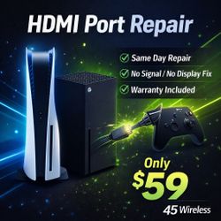 HDMI Port Repair - PS5/Xbox