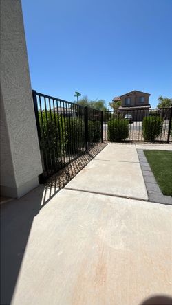 Small courtyard fence