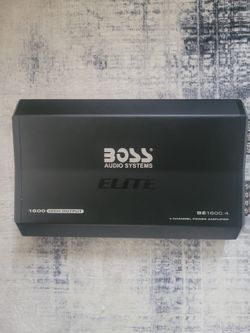 OPEN box 1600 Watt 4 channel AMP