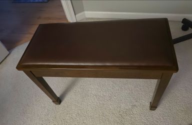 Like-New CPS Imports Fixed Piano Bench with Storage – Pristine Condition
