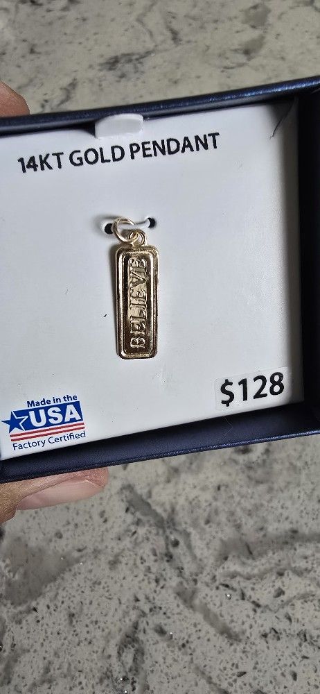 14k Gold Pendant