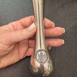 Vintage Silver coated University of Maine vase