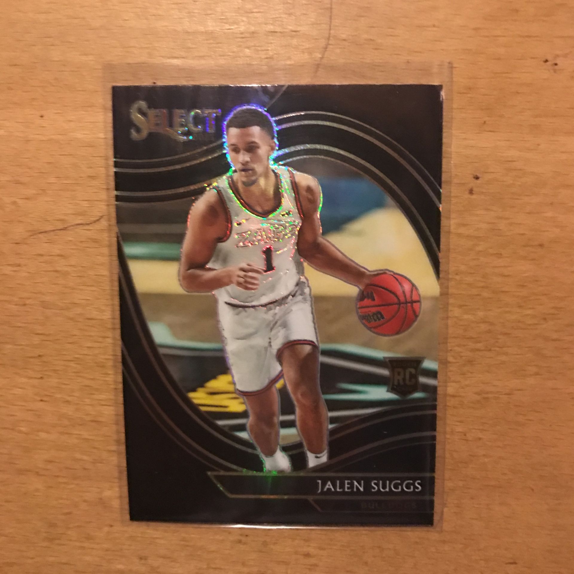 2021 SELECT JALEN SUGGS SILVER ROOKIE CARD 