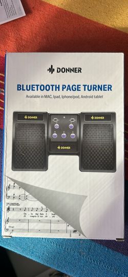 Donner Bluetooth Page Turner Pedal