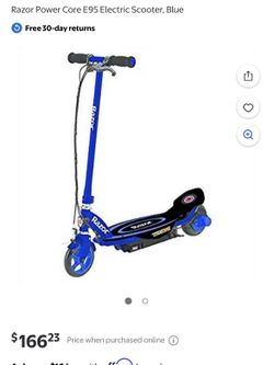 Razor Power Core E95 Electric Scooter, Blue 