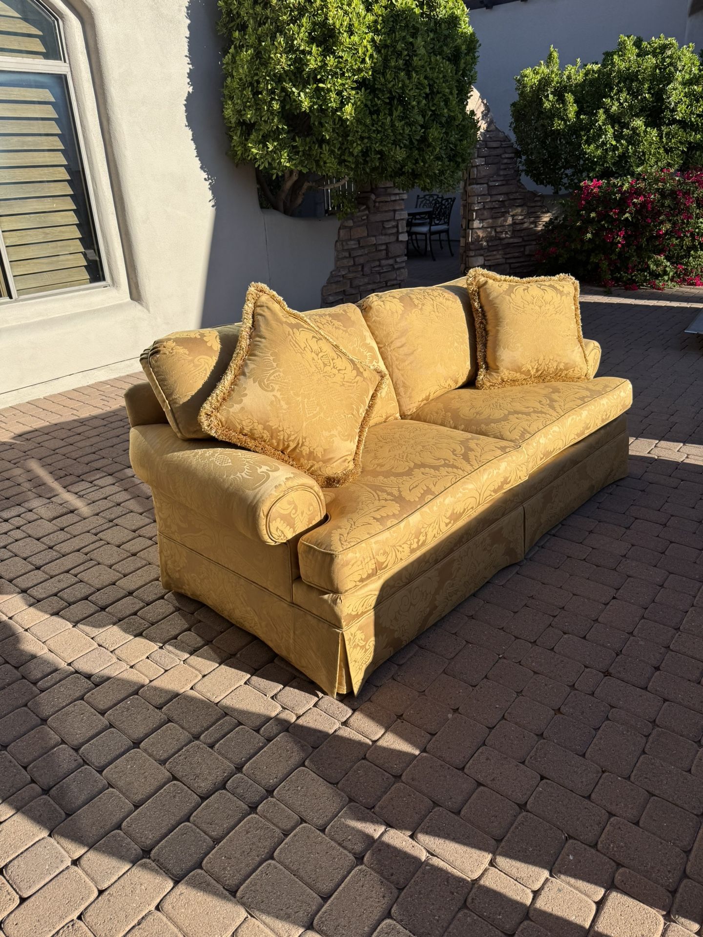 CENTURY Sofa in Classic Gold Fabric