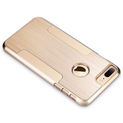 iPhone 7/8 plus Metal Cover gold(Ulak brand)