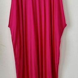 Pink Maxi Dress, Small 