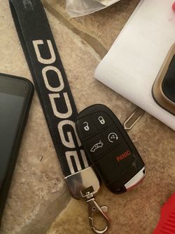 Dodge Key Fob with Lanyard