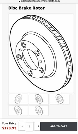 Porsche Panamera Brake Rotors OE