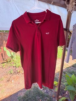 Hollister Red Polo Shirt