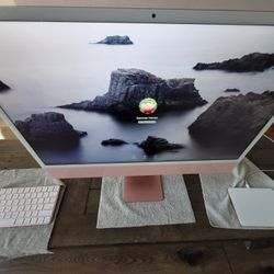 iMac M1 24" Red & Pink