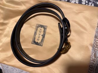 Gold buckle belt for women