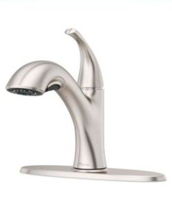 New Pfister Wray Pull-Out Sprayer Kitchen Faucet in Spot Defense Stainless Steel