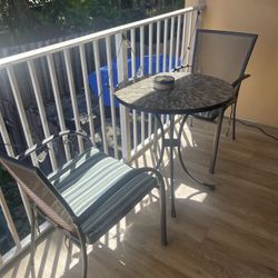 Free Balcony Set - Table And Chairs 