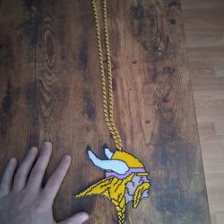 Beaded Vikings Medallion & Necklace