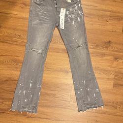 Size 32 Purple Jeans 100% Authentic 