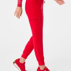 FIGS Zamora Joggers Pop Red 