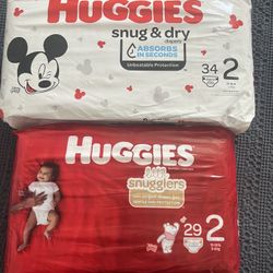 Huggies Diapers Size 2 