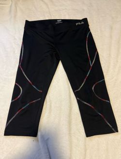 Fila black capri leggings