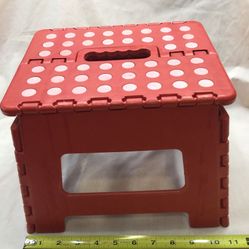 Folding step stool