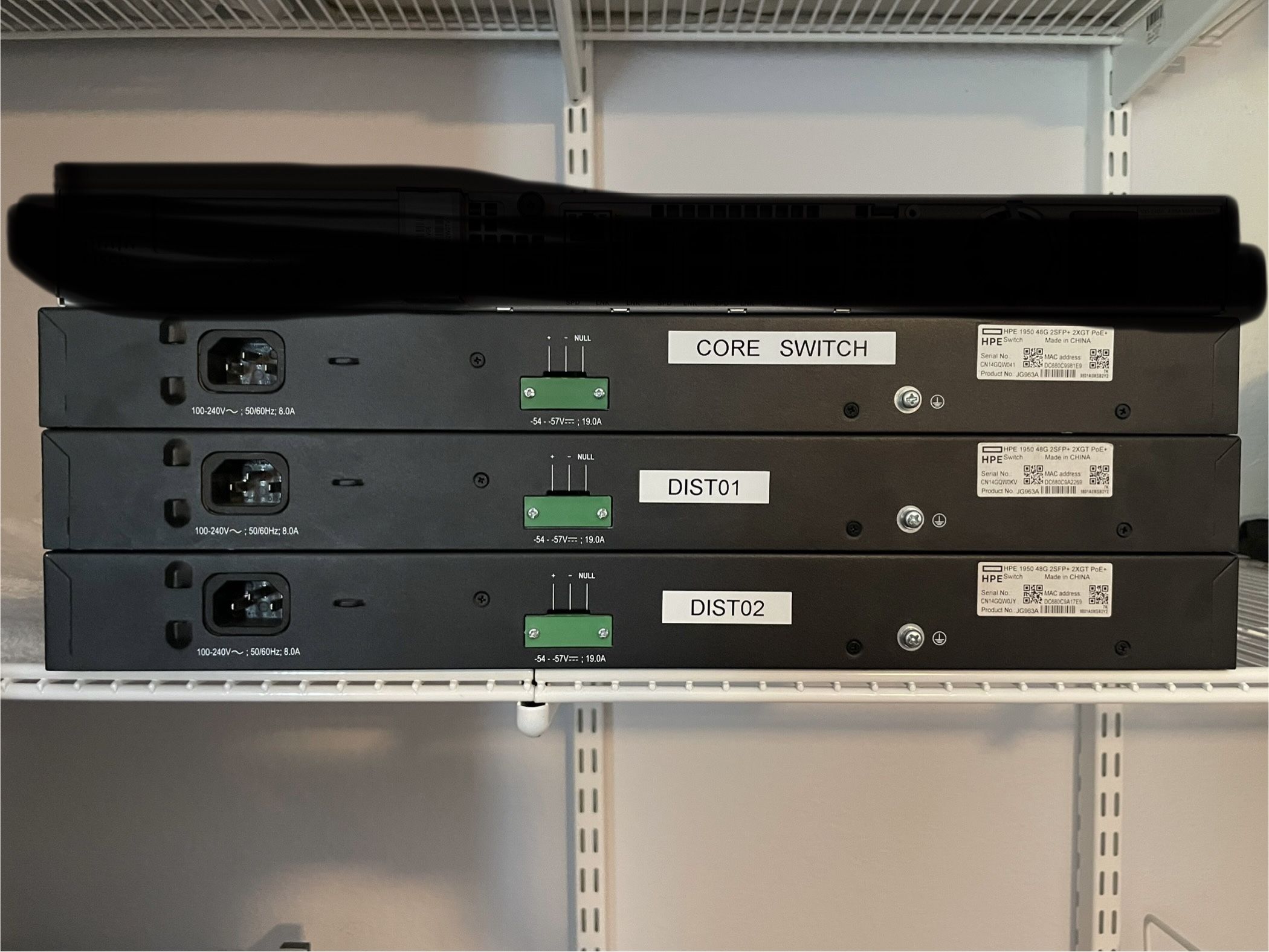 HPE 1950   48-Port   Gigabit   PoE+ Ethernet   Switch