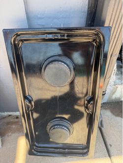 Gas stove JennAir 30” Black Gas Cooktop JGD8130ADB Downdraft Fan 4 Burners Tested Working