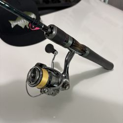 Bearking Zeus 1000 Shallow Spool Spinning Reel & Magic L Ultralight Rod $60 Obo