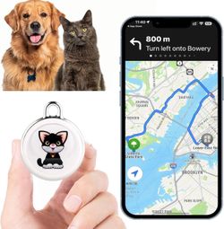 Hidden GPS Tracker for Vehicles–Mini Car GPS Locator,Real-Time Tracking, 365-Day Battery, Waterproof Anti-Theft Device, App for Android and iOS,No SIM
