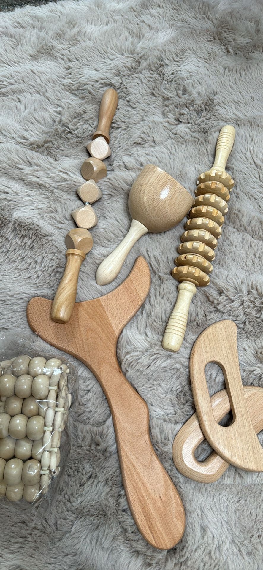 Wood Therapy Lymphatic draining 7 Piece Set 