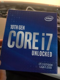 Intel cpu 10700k