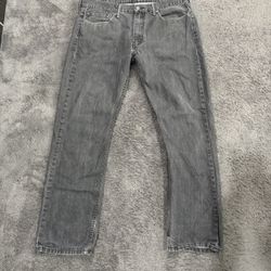Men’s Gray Wash Levi’s Jean 36x32