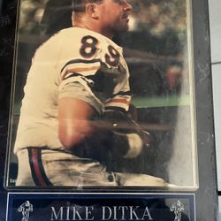 Mike Ditka Plaque 