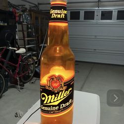 Miller Bottle With Light 