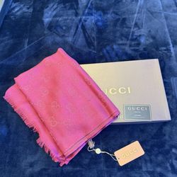 Gucci Red Scarf 