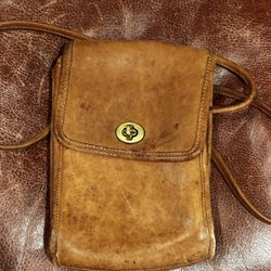 Vintage Coach, Small Purse, Satchel, Crossbody Bag, Messenger, Bag, Glove, Leather Style 215
