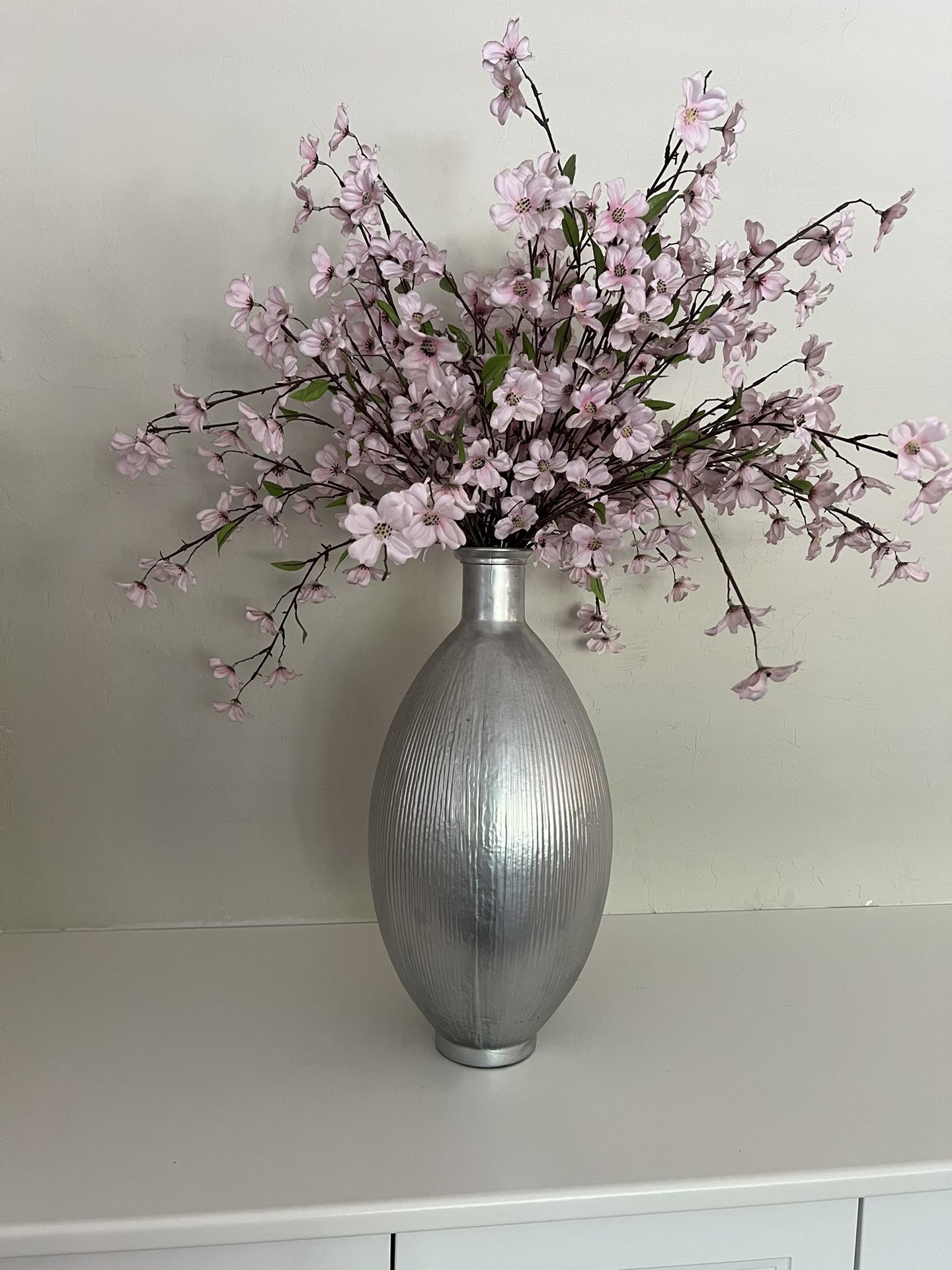 Large Vase With Flowers